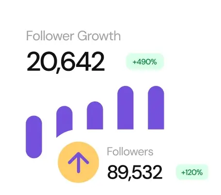 grow followers illustation